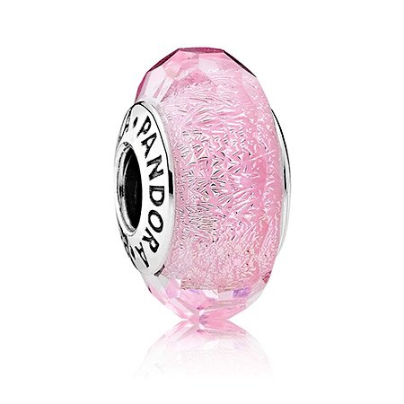 Мурано Pandora рожеве скло 791650