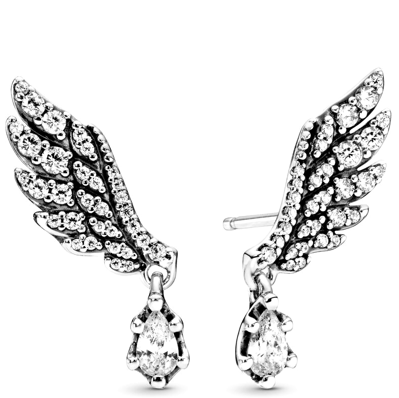 Сережки Крила ангела з підвісками 298493C01