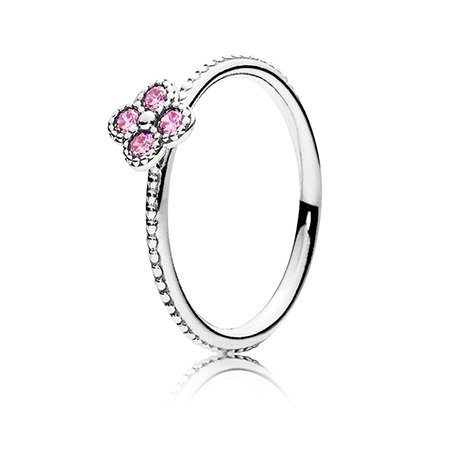 Кольцо Pandora Розовый восточный цветок 191001PCZ
