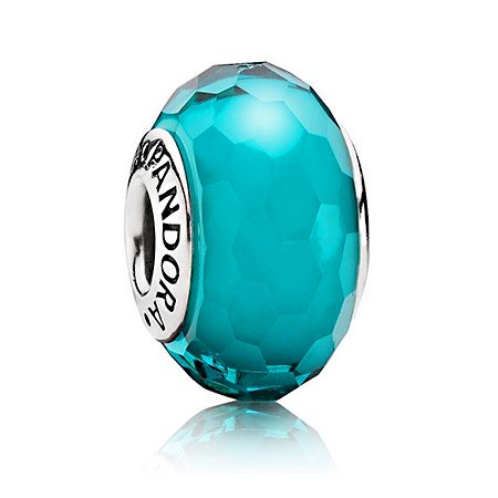 Мурано Pandora - "Сине-зеленое ограненное стекло" 791606