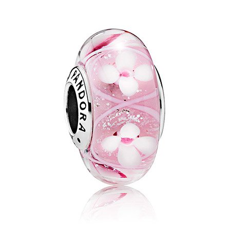 Мурано Pandora Розовое поле цветов 791665