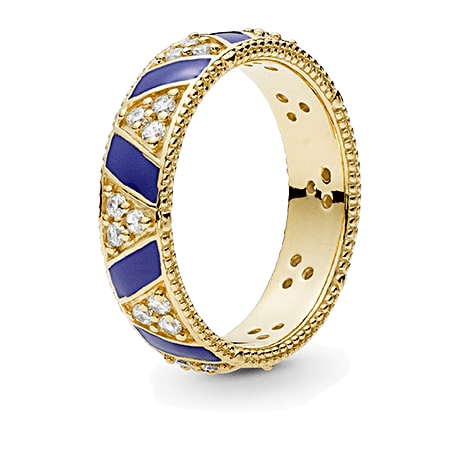 Кольцо Pandora Shine Широкое кольцо Этномотив 168057CZ