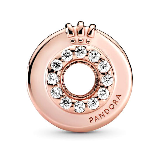 Шарм Pandora Rose Корона-кольцо О с паве 789059C01