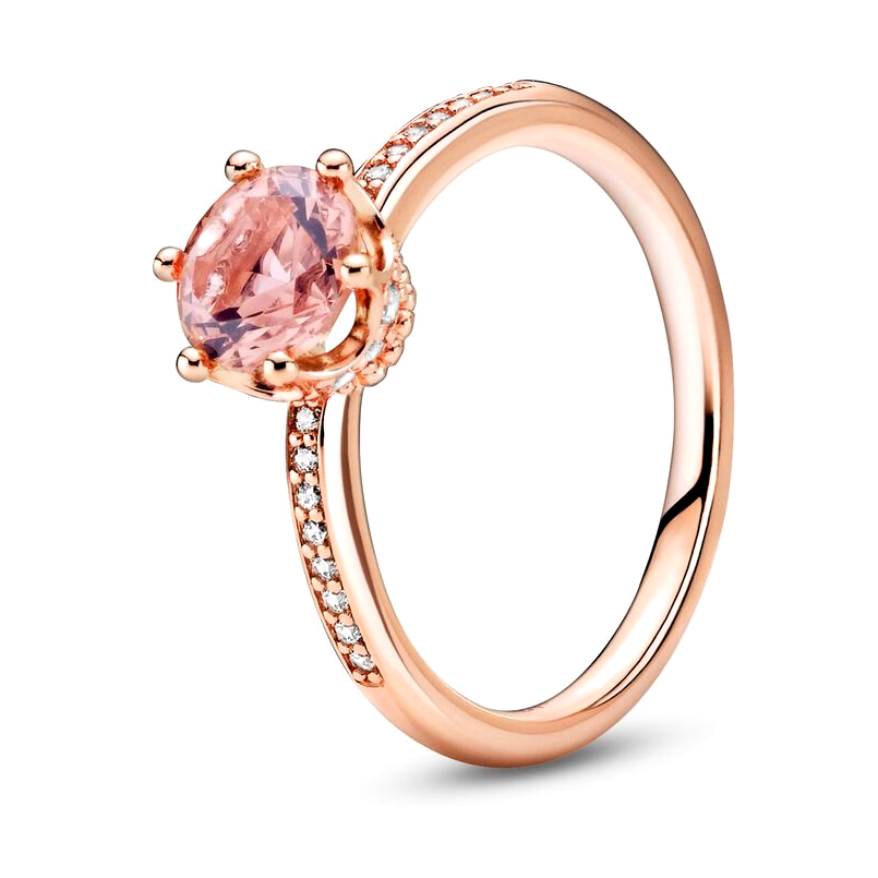 Кольцо Pandora Rose Розовая корона 188289C01