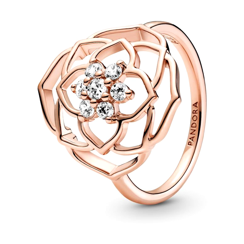 Кольцо Pandora Rose Розовые лепестки 189412C01
