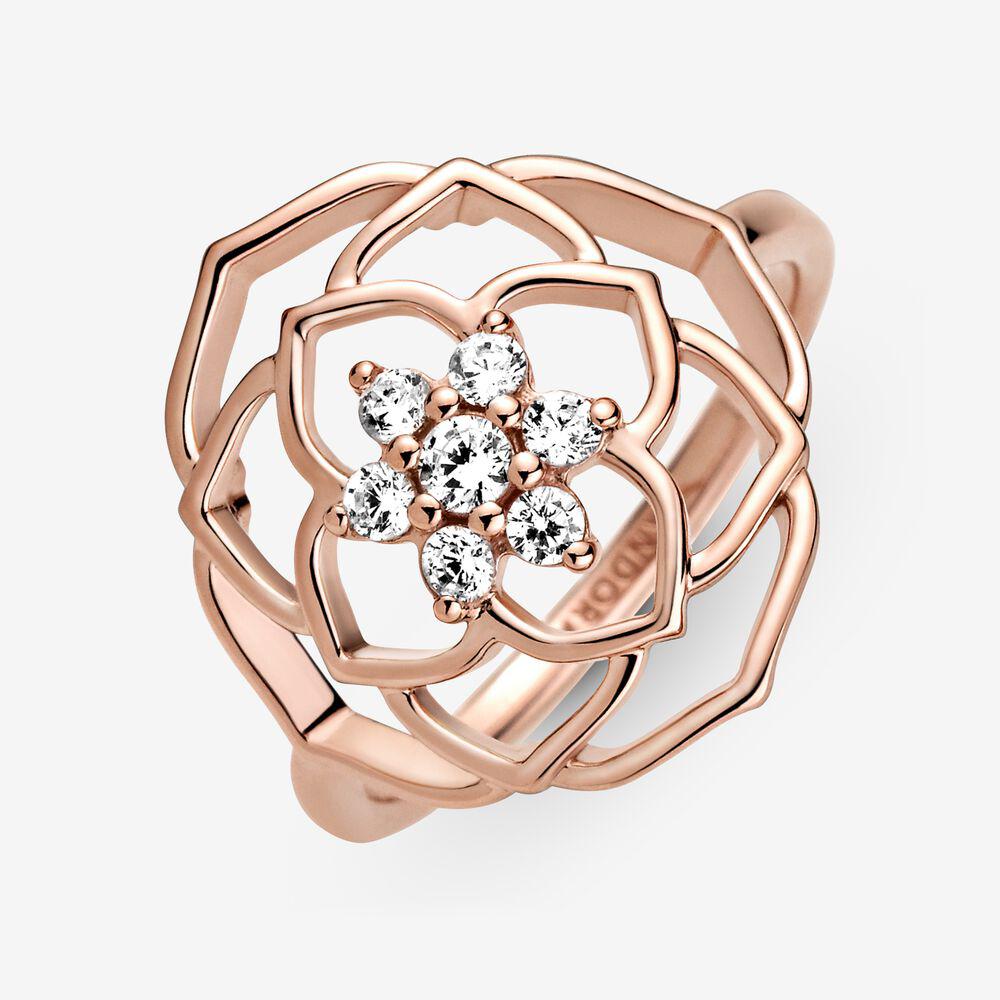 Кольцо Pandora Rose Розовые лепестки
