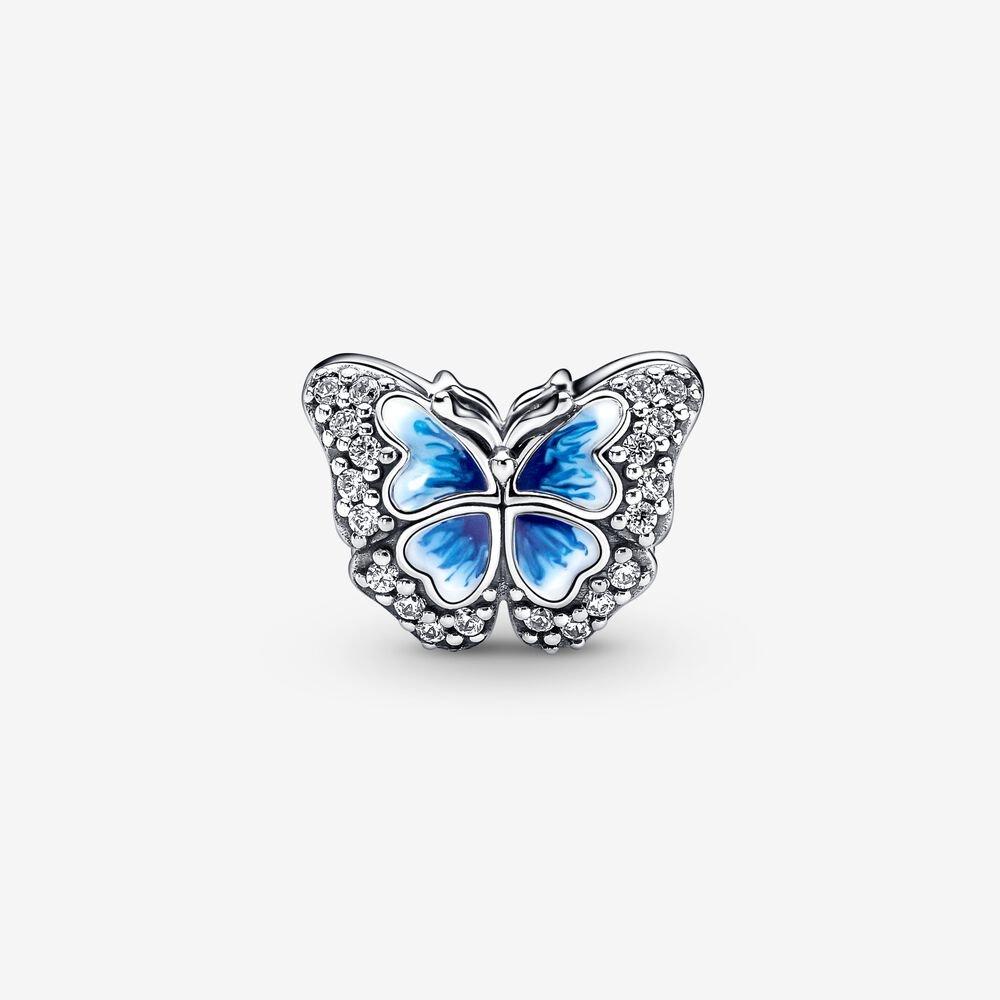 Шарм Блестящая голубая бабочка